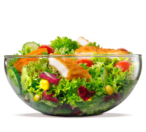 Resultado de imagen de ENSALADA BURGUER KING