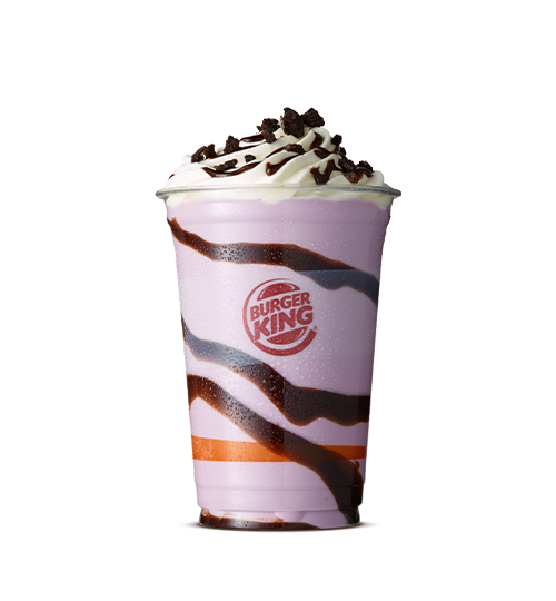 Creamy Blueberry Chocolate Shake BURGER KING NORWAY