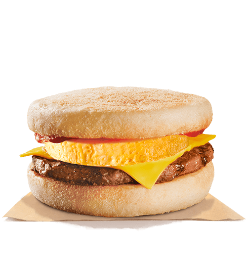 Sausage, Egg & Cheese Muffin Burger King Portugal