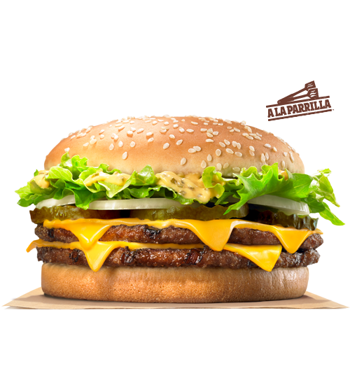 cuantas calorias tiene un menu de burger king
